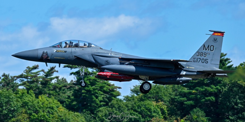 TREND23 
88-1705 / F-15E	
389th FS / Mountain Home AFB, ID
9/17/26
Keywords: Military Aviation, KPSM, Pease, Portsmouth Airport, F-15E, 389th FS
