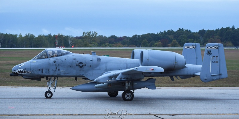TREND62 
78-0586 / A-10C	
75th FS / Moody AFB, GA
9/24/25
Keywords: Military Aviation, KPSM, Pease, Portsmouth Airport, A-10C Warthog, 75th FS