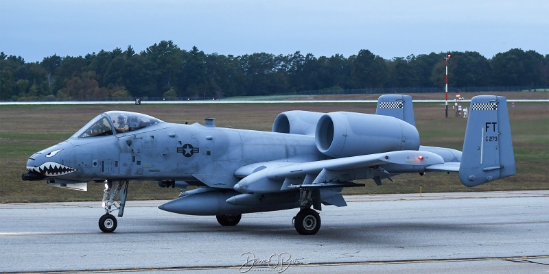 TREND65 
80-0273 / A-10C	
75th FS / Moody AFB, GA
9/24/25
Keywords: Military Aviation, KPSM, Pease, Portsmouth Airport, A-10C Warthog, 75th FS
