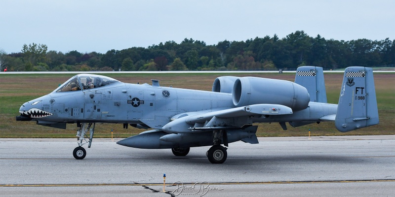 TREND71
81-0988 / A-10C	
75th FS Checkered / Moody AFB, GA
9/24/25
Keywords: Military Aviation, KPSM, Pease, Portsmouth Airport, A-10C Warthog, 75th FS