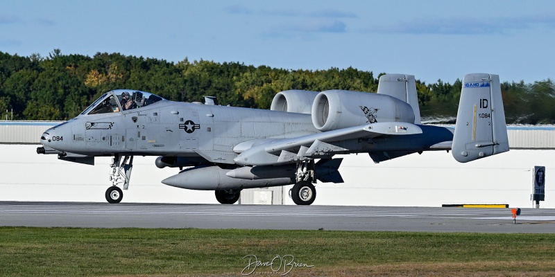 TUSK01
79-0084 / A-10C	
190th FS / Gowen Field ANGB, ID
10/17/25
Keywords: Military Aviation, KPSM, Pease, Portsmouth Airport, A-10C, 190th FS