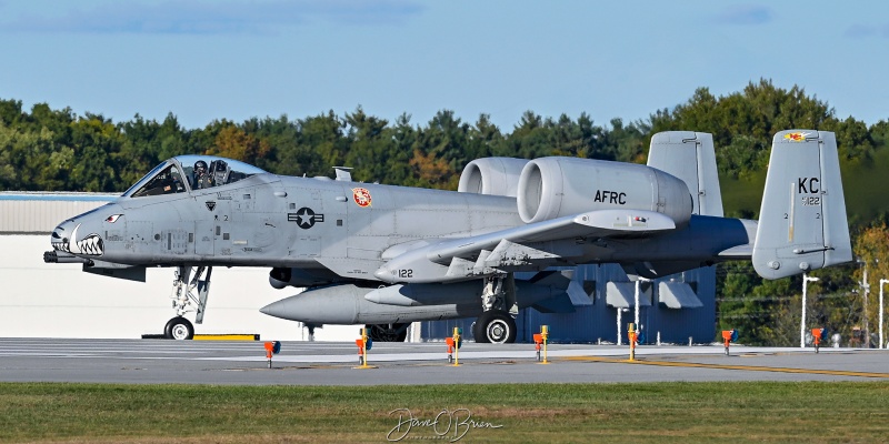 TUSK02
79-0122 / A-10C	
442nd FW / Whiteman AFB, MO
10/17/25
Keywords: Military Aviation, KPSM, Pease, Portsmouth Airport, A-10C, 190th FS