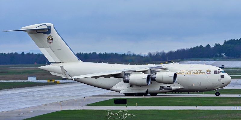 UAF1235
1228	/ C-17A	
15th Strategic Airlift Sq / Abu Dhabi/Zayed Intl, UAE
5/2/26
Keywords: Military Aviation, KPSM, Pease, Portsmouth Airport, C-17, 15th Strategic Airlift Sq