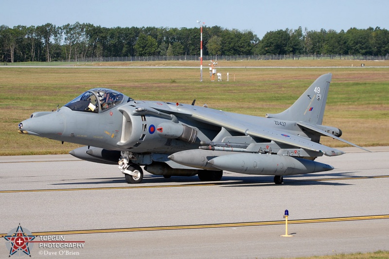 ZD467
GR9A / ZD467	
1st Sq / RAF Lossiemouth 
1/21/09
Keywords: Military Aviation, KPSM, Pease, Portsmouth Airport, RAF, GR9 Harrier