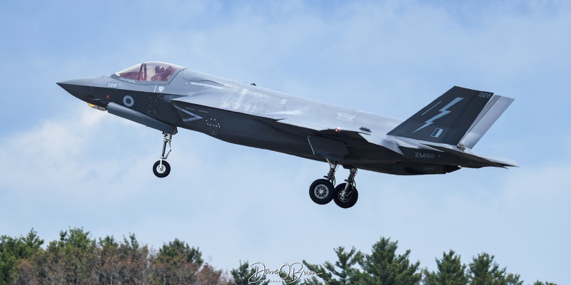 ASCOT9668
F-35B / ZM162	
617sq / RAF Marham, Norfolk
4/27/23
Keywords: Military Aviation, KPSM, Pease, Portsmouth Airport, RAF, F-35B