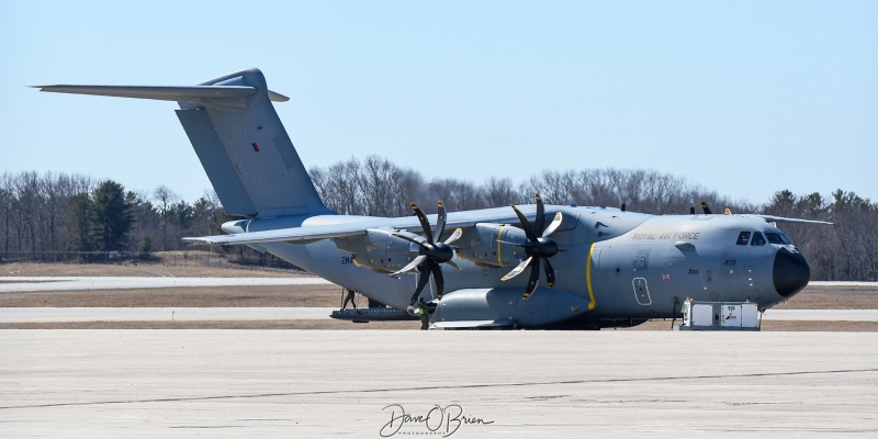 ASCOT4510
A400M / ZM409	
24/30/70sq / Brize Norton
4/3/23
Keywords: Military Aviation, KPSM, Pease, Portsmouth Airport, RAF, A400