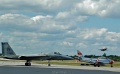 Friday F-86 & F-15 holding back while F-16 launches