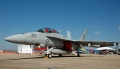 F/A-18F set up for static