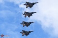 F-15E Strike Eagles 4 ship overhead