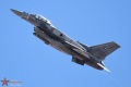 F-16E flexing over the raceway
