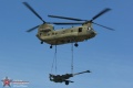 Army CH-47 Chinook brings in the Howizter