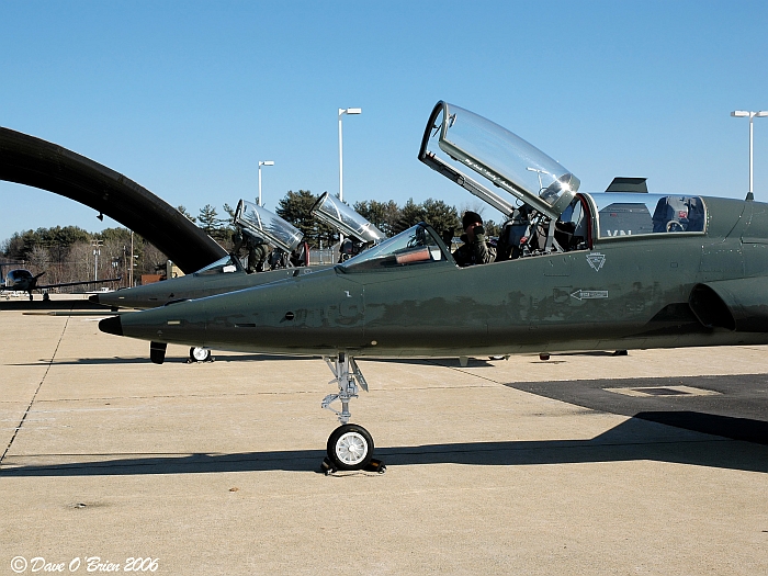 Pilots starting their preflight
T-38A / 65-10340
25th FTS / Vance
2/20/06
Keywords: Military Aviation, KPSM, Pease, Portsmouth Airport, Jets, T-38A 25th FTS