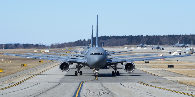 PACK81
KC-46A / 18-46050	
157th ARW / Pease ANGB
2/4/23 
Keywords: Military Aviation, KPSM, Pease, Portsmouth Airport, KC-46A Pegasus, 157th ARW