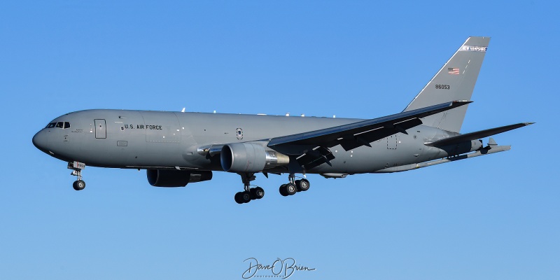 SCOOTER2
KC-46A / 18-46053	
157th ARW / Pease ANGB
1/27/23 
Keywords: Military Aviation, KPSM, Pease, Portsmouth Airport, KC-46A Pegasus, 157th ARW