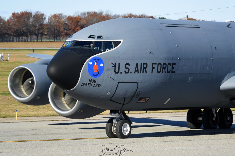 BLUE43
KC-135R / 57-1436	
151st ARS / McGhee Tyson ANGB
11/8/22
Keywords: Military Aviation, KPSM, Pease, Portsmouth Airport, KC-135R, 151st ARS