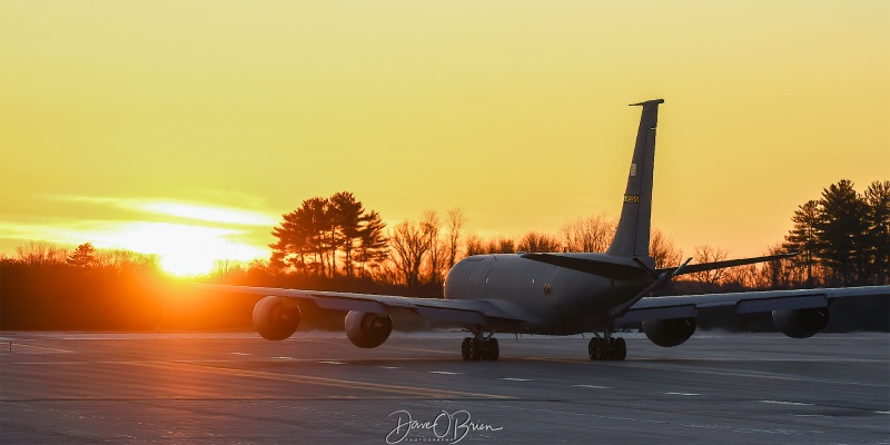 DECEE31 holding short at sunset
KC-135R / 59-1469	
756th ARS	/ Andrews AFB
2/8/23
Keywords: Military Aviation, KPSM, Pease, Portsmouth Airport, KC-135R, 756th ARS
