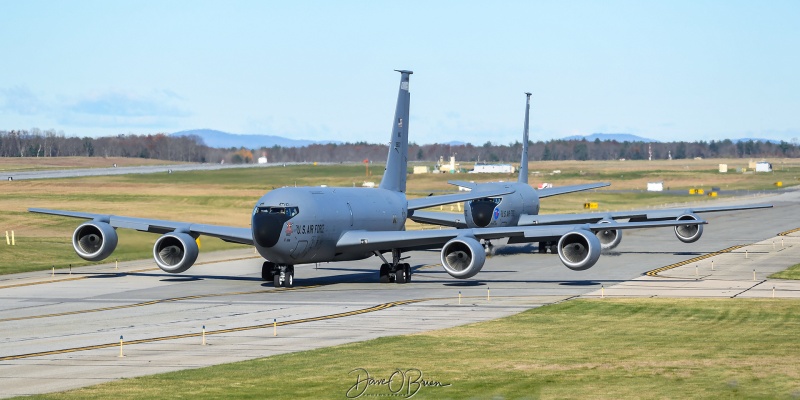 BLUE42 & BLUE43
KC-135R / 63-8007	
106th ARS / Birmingham ANGB

KC-135R / 57-1436	
151st ARS / McGhee Tyson ANGB
11/8/22
Keywords: Military Aviation, KPSM, Pease, Portsmouth Airport, KC-135R, 106th ARS