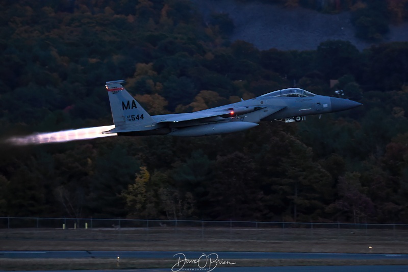 OB1
F-15C / 78-0544	
104th FW / Barnes ANGB
10/19/22 
Keywords: Military Aviation, KBAF, Barnes, Westfield Airport, Jets, F-15C, 104th FW