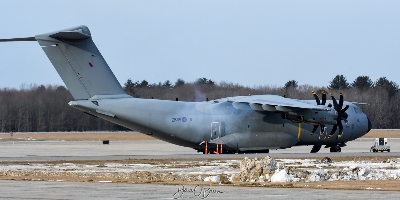 ASCOT4142
A400M / ZM415	
24/30/70sq / Brize Norton
2/5/23 

Keywords: Military Aviation, KPSM, Pease, Portsmouth Airport, RAF, A400